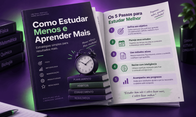 Manual Como Estudar Menos e Aprender Mais